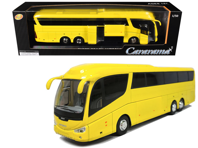 Super Coach Autobus Yellow 1/50 Diecast Model Cararama 57702YL