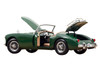 1955 MG MGA Cabriolet British Racing Green 1/18 Diecast Model Car Norev 182610