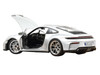 2025 Porsche 911 GT3 Touring GT Silver Metallic 1/18 Diecast Model Car Norev 187002