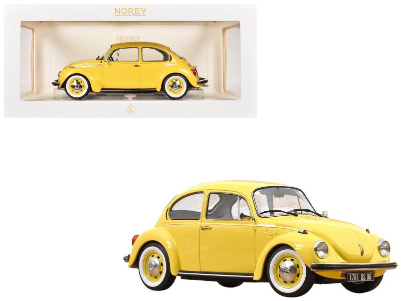 1973 Volkswagen 1303 Beetle Pastel Yellow 1/18 Diecast Model Car Norev 188675