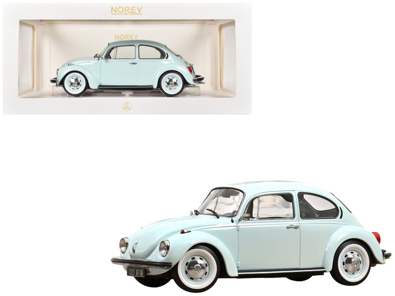 1973 Volkswagen 1303 Beetle Pastel Blue 1/18 Diecast Model Car Norev 188676