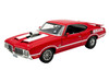 1970 Oldsmobile 442 W30 W-Machine - Drag Outlaws Red with White Stripes Limited Edition to 300 pieces Worldwide 1/18 Diecast Model Car ACME A1805631