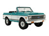 1972 Chevrolet Blazer K/5 Route 66 100th Anniversary Green and White with Black Stripes Limited Edition 1/18 Diecast Model Car ACME A1807717R66