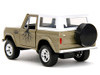 1973 Ford Bronco Groot Gold Metallic with White Top Guardians of the Galaxy Hollywood Rides Series 1/32 Diecast Car Model Jada 34416