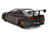 1999 Nissan Skyline GT-R R34 RHD Right Hand Drive Magic Purple Metallic JDM Tuners Series 1/24 Diecast Car Model Jada 38056