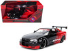 2002 Nissan Skyline GT-R R34 RHD Right Hand Drive ADVAN Black and Red AutoWorks Series 1/24 Diecast Car Model Jada JA38346