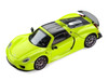 Porsche 918 Spyder Acid Green with Carbon Top 1/64 Diecast Model Car Trends Hobby 241086-A
