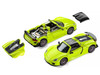 Porsche 918 Spyder Acid Green with Carbon Top 1/64 Diecast Model Car Trends Hobby 241086-A