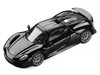 Porsche 918 Spyder Black with Carbon Top 1/64 Diecast Model Car Trends Hobby 241086-B