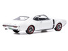 1970 Oldsmobile 442 W-30 Coupe White with Black Stripes 1/43 Diecast Model Car IXO Models CLC621N22