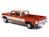 1975 Chevrolet Silverado K30 Crew Cab Dually Pickup Truck Grecian Bronze and Santa Fe Tan 1/64 Diecast Model Car IXO Models IA64019