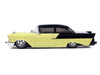 1957 Chevrolet One-Fifty Lowered Colonial Cream and Onyx Black 1/64 Diecast Model Car IXO Models IA64022