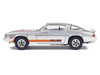 1979 Chevrolet Camaro Z28 Silver Metallic with Stripes and Red Interior 1/64 Diecast Model Car IXO Models IA64024