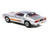1979 Chevrolet Camaro Z28 Silver Metallic with Stripes and Red Interior 1/64 Diecast Model Car IXO Models IA64024