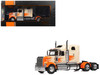 2000 Western Star 4900 Truck Tractor Cream with Orange Flames 1/43 Diecast Model Car IXO Models TR23822