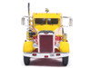 1963 Peterbilt 381 Truck Tractor Yellow with Red Graphics 1/64 Diecast Model Car IXO Models U64TR012