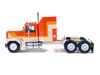 1980 GMC General Truck Tractor Orange with Stripes 1/64 Diecast Model Car IXO Models U64TR013