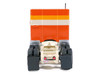 1980 GMC General Truck Tractor Orange with Stripes 1/64 Diecast Model Car IXO Models U64TR013