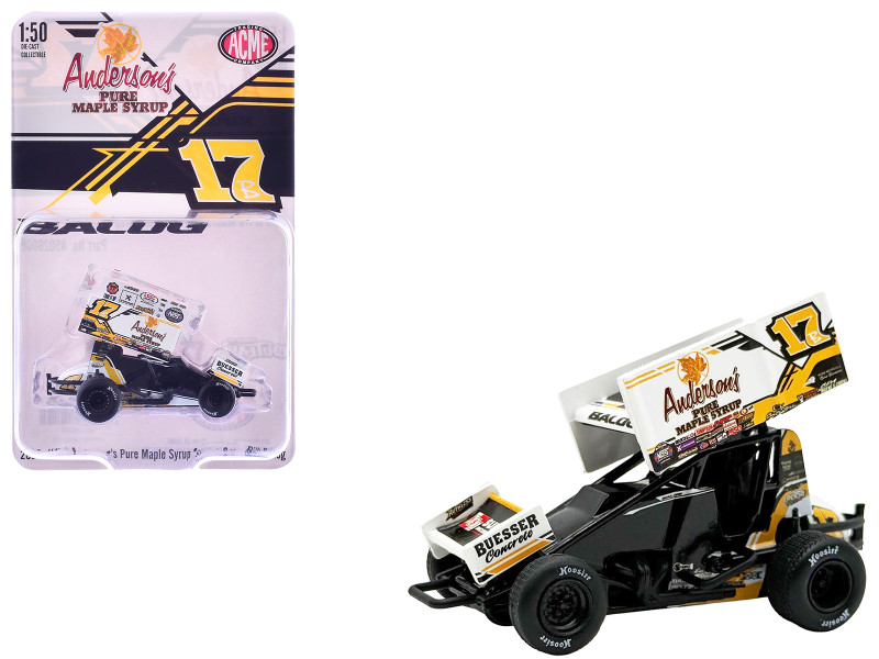 Winged Sprint Car #17B Bill Balog Anderson's Pure Maple Syrup 2026 1/50 Diecast Model Car ACME A5026008