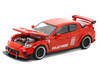 Mazda RX-8 RE-Amemiya RHD Right Hand Drive Red with Graphics Enigma Exclusive Edition 1/64 Die Cast Model Car Pop Race PR64-PRE016