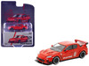 Mazda RX-8 RE-Amemiya RHD Right Hand Drive Red with Graphics Enigma Exclusive Edition 1/64 Die Cast Model Car Pop Race PR64-PRE016
