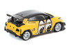 Pandem GR Yaris RHD Right Hand Drive MoonEyes Yellow with Black Top and Graphics Enigma Exclusive Edition 1/64 Die Cast Model Car Pop Race PR64-PRE017