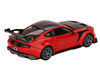 Ford Mustang GTD Race Red with Carbon Hood and Top Limited Edition 1/64 Die Cast Model Car Mini GT MGT01196