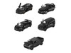 Black Edition 2026 5 Piece Set 1/64 Diecast Model Car Majorette MJ8502005000