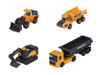 Volvo Construction 2026 4 Piece Set 1/64 Diecast Model Car Majorette MJ8503105000