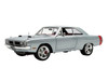1970 Dodge Dart 440 Street Machine Titanium Silver Metallic with Red Tail Stripe and Red Interior Limited Edition to 594 pieces Worldwide 1/18 Diecast Model Car ACME A1806412