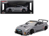 Nissan LB-Silhouette WORKS GT 35GT-RR Ver.1 RHD Right Hand Drive Matt Gray with Black Top 1/18 Model Car Top Speed TS0633