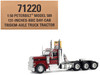 Peterbilt 589 Truck Tractor with Day Cab Legendary Red Transport Series 1/50 Diecast Model Diecast Masters 71220