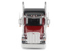 Peterbilt 589 Legendary Package Tandem-Axle Truck Tractor with 58 Sleeper Cab Legendary Red with Black Top Transport Series 1/50 Diecast Model Diecast Masters 71221