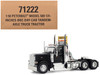 Peterbilt 589 Truck Tractor with Day Cab Black Transport Series 1/50 Diecast Model Diecast Masters 71122