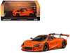 McLaren 720S GT3X Orange with Black Stripes 1/64 Diecast Model Car CM Models CM64-720SGT3X-03