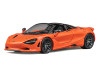McLaren 750S Spider Orange with Black Accents 1/64 Diecast Model Car CM Models CM64-750S-01