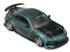 Subaru BRZ Varis Arising-1 RHD Right Hand Drive Magic Purple Metallic with Carbon Hood and Extra Wheels 1/64 Diecast Model Car CM Models CM64-BRZ-11