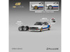 Pandem E30 V1 White with Stripes and Extra Wheels 1/64 Diecast Model Car CM Models CM64-E30-02