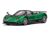 Pagani Zonda F Emerald Green Metallic with Moonroof 1/64 Diecast Model Car CM Models CM64-ZONDAF-03