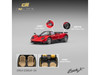 Pagani Zonda F Rosso Dubai Red Metallic with Moonroof 1/64 Diecast Model Car CM Models CM64-ZONDAF-04