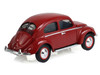 1953 Volkswagen Beetle Split Rear Window Dark Red Club Vee-Dub Series 22 1/64 Diecast Model Car Greenlight 36130F