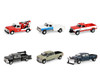 Dually Drivers Series 17 Set of 6 pieces 1/64 Diecast Model Cars Greenlight 46170SET