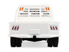 1981 Dodge Ram W350 Power Ram Dually Flatbed Truck Goodyear White with Blue Sides Dually Drivers Series 17 1/64 Diecast Model Car Greenlight 46170B