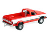 1993 Dodge Ram D350 Dually Red and White with Exhaust with Bumper Weights Dually Drivers Series 17 1/64 Diecast Model Car Greenlight 46170C