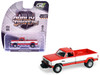1993 Dodge Ram D350 Dually Red and White with Exhaust with Bumper Weights Dually Drivers Series 17 1/64 Diecast Model Car Greenlight 46170C