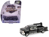 2016 Chevrolet Silverado 3500 Dually Crane Truck Black Dually Drivers Series 17 1/64 Diecast Model Car Greenlight 46170D