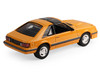 1982 Ford Foxbody Mustang Medium Vanilla Yellow with Black Top The Mustang Stampede Series 2 1/64 Diecast Model Car Greenlight 125402C