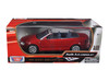 Audi A4 Red Convertible 1/18 Diecast Model Car Motormax 73148