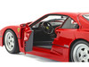 1987 Ferrari F40 Red Race + Play Series 1/18 Diecast Model Car Bburago 16023RD