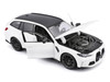 2023 BMW M3 Touring White with Black Top 1/24 Diecast Model Car Bburago 21112WH